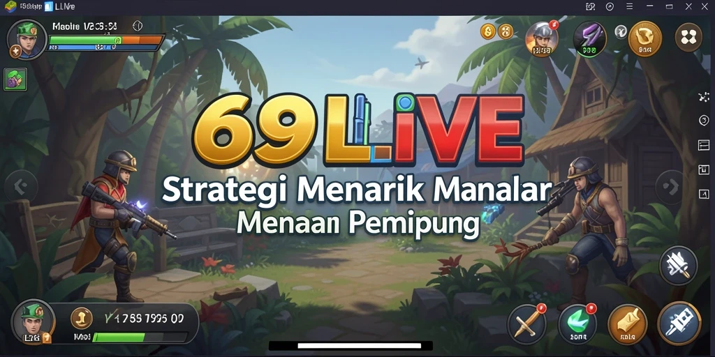 Tampilan gameplay 69LIVE dengan aksi strategi yang seru.