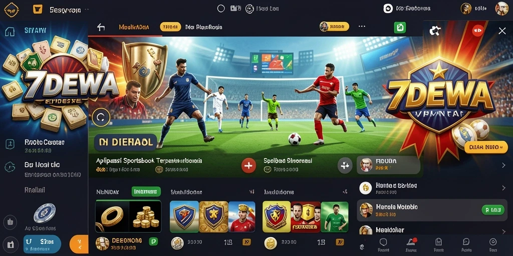 Tampilan gameplay aplikasi Sportsbook 7DEWA yang menarik.