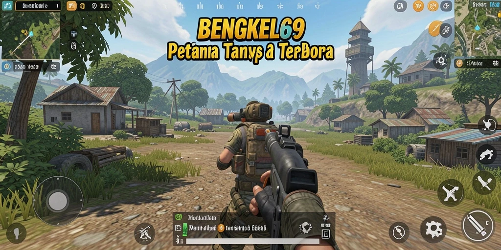 Gameplay Open World yang menakjubkan dalam BENGKEL69.