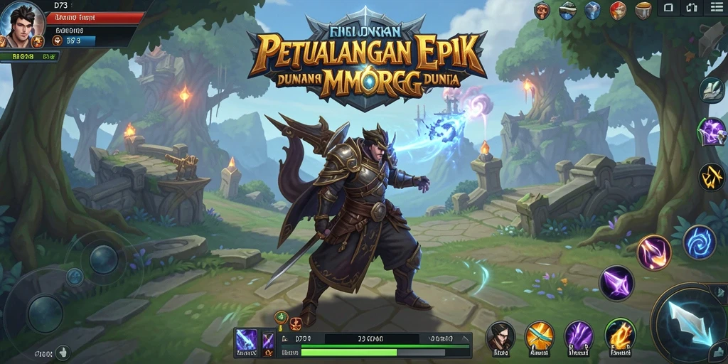 Tampilan gameplay D73 yang menakjubkan dan penuh aksi.