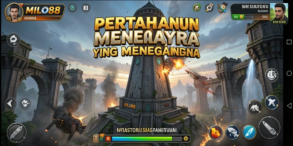 Tangkapan layar menunjukkan aksi menegangkan dalam MILO88 saat bertahan dari serangan musuh.