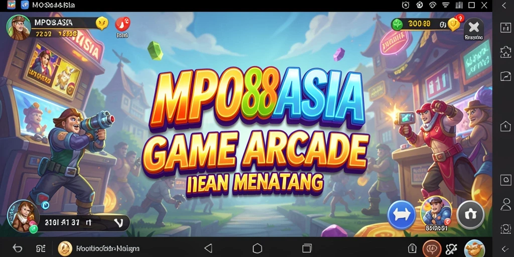 Screenshot utama MPO88ASIA menampilkan aksi seru dalam gameplay Arcade.
