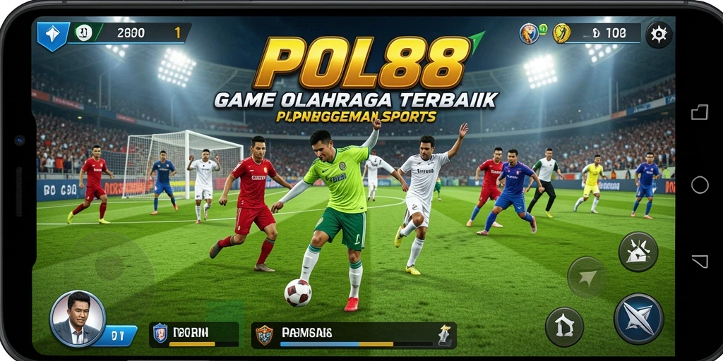 Screenshot gameplay POL88 menampilkan aksi olahraga yang mendebarkan.