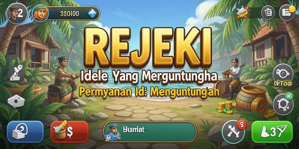 Tangkapan layar dari gameplay REJEKI yang menarik dan interaktif.