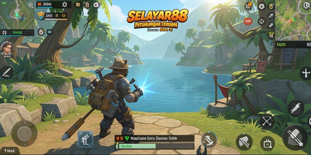 Screenshot gameplay <strong>SELAYAR88</strong> yang menunjukkan dunia terbuka yang menakjubkan.
