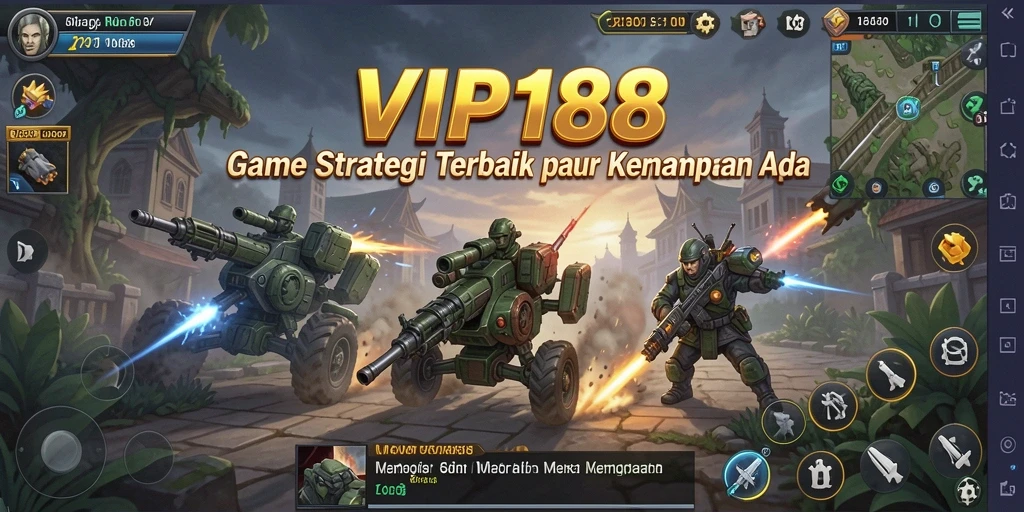 Tangkapan layar gameplay VIP188 menampilkan taktik dan strategi yang mendebarkan.